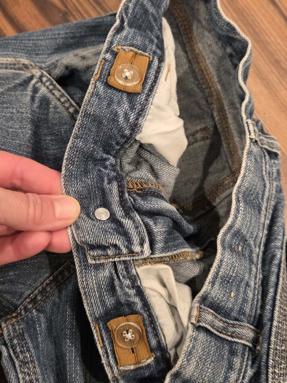 Boys Carhartt Carpenter Jeans Size 14 - Adjustable Waist, Durable Denim Workwear - Picture 8 of 12